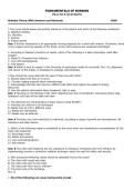Fundamentals of Nursing - 1000&plus; Q&A Bank with Verified Answers & Rationales&colon; Latest 2026 Edition