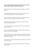 NUR 635 ADVANCED PHARMACOLOGY FINAL EXAM STUDY GUIDE 2026&sol;2027 &vert; PRACTICE QUESTIONS&comma; VERIFIED ANSWERS & COMPREHENSIVE APRN REVIEW