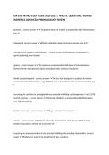 NUR 635 ORTHO STUDY GUIDE 2026&sol;2027 &vert; PRACTICE QUESTIONS&comma; VERIFIED ANSWERS & ADVANCED PHARMACOLOGY REVIEW