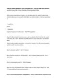 NUR-635 PHARM FINAL EXAM STUDY GUIDE 2026&sol;2027 &vert; PRACTICE QUESTIONS&comma; VERIFIED ANSWERS & COMPREHENSIVE ADVANCED PHARMACOLOGY REVIEW