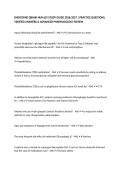 ENDOCRINE QBANK NUR 635 STUDY GUIDE 2026&sol;2027 &vert; PRACTICE QUESTIONS&comma; VERIFIED ANSWERS & ADVANCED PHARMACOLOGY REVIEW