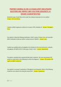 PROPHECY GENERAL ICU RN A V2 EXAM LATEST 2026 UPDATED &NewLine;QUESTIONS AND VERIFIED 100&percnt; SOLUTIONS &lpar;2026&sol;2027&rpar; &vert;A&plus; &NewLine;GRADED &vert;GUARANTEED PASS