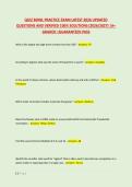 QUIZ BOWL PRACTICE EXAM LATEST 2026 UPDATED &NewLine;QUESTIONS AND VERIFIED 100&percnt; SOLUTIONS &lpar;2026&sol;2027&rpar; &vert;A&plus; &NewLine;GRADED &vert;GUARANTEED PASS