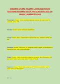 ENDOCRINE SYSTEM- HBS EXAM LATEST 2026 UPDATED &NewLine;QUESTIONS AND VERIFIED 100&percnt; SOLUTIONS &lpar;2026&sol;2027&rpar; &vert;A&plus; &NewLine;GRADED &vert;GUARANTEED PASS