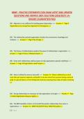 BRMP - PRACTICE STATEMENTS &lpar;Y&sol;N&rpar; EXAM LATEST 2026 UPDATED &NewLine;QUESTIONS AND VERIFIED 100&percnt; SOLUTIONS &lpar;2026&sol;2027&rpar; &vert;A&plus; &NewLine;GRADED &vert;GUARANTEED PASS