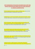 D072 FUNDAMENTALS FOR SUCCESS IN BUSINESS EXAM LATEST 2026 &NewLine;UPDATED QUESTIONS AND VERIFIED 100&percnt; SOLUTIONS &lpar;2026&sol;2027&rpar; &NewLine;&vert;A&plus; GRADED &vert;GUARANTEED PASS