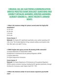VIRGINIA &lpar;VA&rpar; ESC ELECTRONIC&sol;COMMUNICATION SERVICE PRACTICE EXAM 2026&sol;2027 QUESTIONS AND CORRECT DETAILED ANSWERS &lpar;VERIFIED ANSWERS&rpar; ALREADY GRADED A&plus; &lpar;MOST RECENT&excl;&excl;&rpar; &lpar;BRAND NEW&excl;&excl;&rpar;