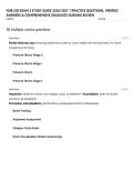 NUR 520 EXAM 2 STUDY GUIDE 2026&sol;2027 &vert; PRACTICE QUESTIONS&comma; VERIFIED ANSWERS & COMPREHENSIVE GRADUATE NURSING REVIEW