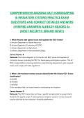COMPREHENSIVE ARIZONA CR21 HARDSCAPING & IRRIGATION SYSTEMS PRACTICE EXAM 2026&sol;2027 QUESTIONS AND CORRECT DETAILED ANSWERS &lpar;VERIFIED ANSWERS&rpar; ALREADY GRADED A&plus; &lpar;MOST RECENT&excl;&excl;&rpar; &lpar;BRAND NEW&excl;&excl;&rpar;