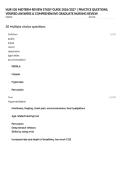NUR 520 MIDTERM REVIEW STUDY GUIDE 2026&sol;2027 &vert; PRACTICE QUESTIONS&comma; VERIFIED ANSWERS & COMPREHENSIVE GRADUATE NURSING REVIEW