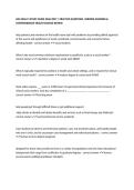 HSC EXAM 3 STUDY GUIDE 2026&sol;2027 &vert; PRACTICE QUESTIONS&comma; VERIFIED ANSWERS & COMPREHENSIVE HEALTH SCIENCE REVIEW