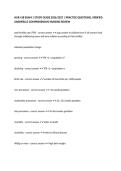 NUR 418 EXAM 1 STUDY GUIDE 2026&sol;2027 &vert; PRACTICE QUESTIONS&comma; VERIFIED ANSWERS & COMPREHENSIVE NURSING REVIEW