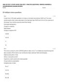 NUR 418 TEST 3 STUDY GUIDE 2026&sol;2027 &vert; PRACTICE QUESTIONS&comma; VERIFIED ANSWERS & COMPREHENSIVE NURSING REVIEW