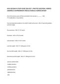 NUR 418 EXAM III STUDY GUIDE 2026&sol;2027 &vert; PRACTICE QUESTIONS&comma; VERIFIED ANSWERS & COMPREHENSIVE MEDICAL-SURGICAL NURSING REVIEW