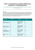 TEAS 7 Comprehensive Academic Skills Exam &ndash; Official Academic Testing and Admissions Board &ndash; 2026&sol;2027 Academic Year &ndash; Verified Questions and Answers for Prospective Nursing and Allied Health Students