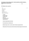 NUR 418 EXAM 1 STUDY GUIDE 2026&sol;2027 &vert; PRACTICE QUESTIONS&comma; VERIFIED ANSWERS & COMPREHENSIVE NURSING REVIEW