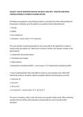 OB QUIZ 1 AND PP QUESTIONS FOR NUR 418 EXAM I 2026&sol;2027 &vert; PRACTICE QUESTIONS&comma; VERIFIED ANSWERS & MATERNITY NURSING REVIEW