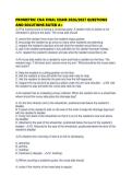 PROMETRIC CNA FINAL EXAM 2026&period;pdf