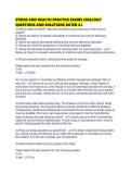 STRESS AND HEALTH PRACTICE EXAMS 2026&period;pdf