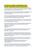PN PEDIATRIC NURSING COMPREHENSIVE EXAM 2026&period;pdf