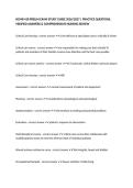 NCMB 418 PRELIM EXAM STUDY GUIDE 2026&sol;2027 &vert; PRACTICE QUESTIONS&comma; VERIFIED ANSWERS & COMPREHENSIVE NURSING REVIEW