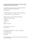 NUR 418 EXAM 3 STUDY GUIDE 2026&sol;2027 &vert; PRACTICE QUESTIONS&comma; VERIFIED ANSWERS & COMPREHENSIVE MEDICAL-SURGICAL NURSING REVIEW
