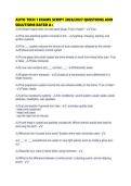AUTO TECH 1 EXAMS SCRIPT 2026&sol;2027 QUESTIONS AND&NewLine;SOLUTIONS RATED A&plus;