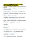 AUTO TECH 1 COMPREHENSIVE EXAM 2026&sol;2027&NewLine;QUESTIONS AND SOLUTIONS RATED A&plus;
