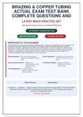 BRAZING & COPPER TUBING Exam Bank&colon; 239 Q&A with Rationales &vert; HVAC&sol;R & Mechanical Engineering