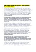 WRA EVALUATION EXAM 2026&period;pdf&NewLine;&NewLine;1&period; Document information