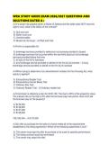 WRA STUDY GUIDE EXAM 2026&period;pdf&NewLine;&NewLine;1&period; Document information