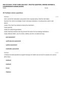 NUR 410 EXAM 1 STUDY GUIDE 2026&sol;2027 &vert; PRACTICE QUESTIONS&comma; VERIFIED ANSWERS & COMPREHENSIVE NURSING REVIEW
