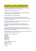 LMR GEORGETTE&rsquo;S PMHNP COMPREHENSIVE EXAM&NewLine;2026&sol;2027 QUESTIONS AND SOLUTIONS RATED A&plus;&NewLine;