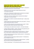 RADIATION BIOLOGY EXAM SCRIPT 2026&period;pdf