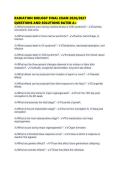 RADIATION BIOLOGY FINAL EXAM 2026&period;pdf