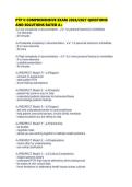 PTP II COMPREHENSIVE EXAM 2026&period;pdf&NewLine;&NewLine;1&period; Document information