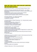 HOSA CERT SKILLS FINAL EXAM 2026&period;pdf