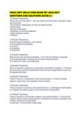 HOSA CERT SKILLS CORE EXAM SET 2026&period;pdf