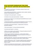 NR 565 ADVANCED PHARMACOLOGY FINAL EXAM PAPER 2026&period;pdf