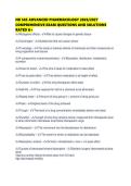 NR 565 ADVANCED PHARMACOLOGY 2026&period;pdf