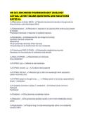 NR 565 ADVANCED PHARMACOLOGY