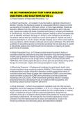 NR 565 PHARMACOLOGY TEST PAPER 2026&period;pdf&NewLine;&NewLine;1&period; Document information