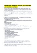 AIR METHODS CORE EXAM TEST 2026&period;pdf&NewLine;&NewLine;1&period; Document information