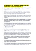 PROGRESSIVE CARE RN A CORE EXAM SET 2026&period;pdf