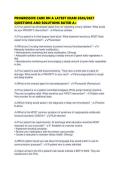 PROGRESSIVE CARE RN A LATEST EXAM 2026&period;pdf