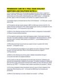 PROGRESSIVE CARE RN A FINAL EXAM 2026&period;pdf