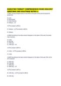 RADIATION THERAPY COMPREHENSIVE EXAM 2026&period;pdf