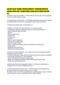 MARYLAND HOME IMPROVEMENT COMPREHENSIVE EXAM 2026&period;pdf
