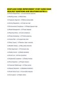MARYLAND HOME IMPROVEMENT STUDY GUIDE EXAM 2026&period;pdf