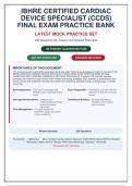 IBHRE CCDS Final Exam Practice Bank&colon; 230 Verified Questions & Detailed Rationales